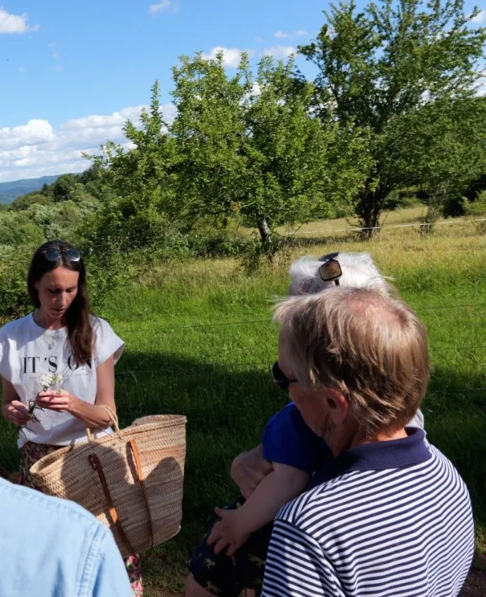 Katharina mit dem Sammelkorb